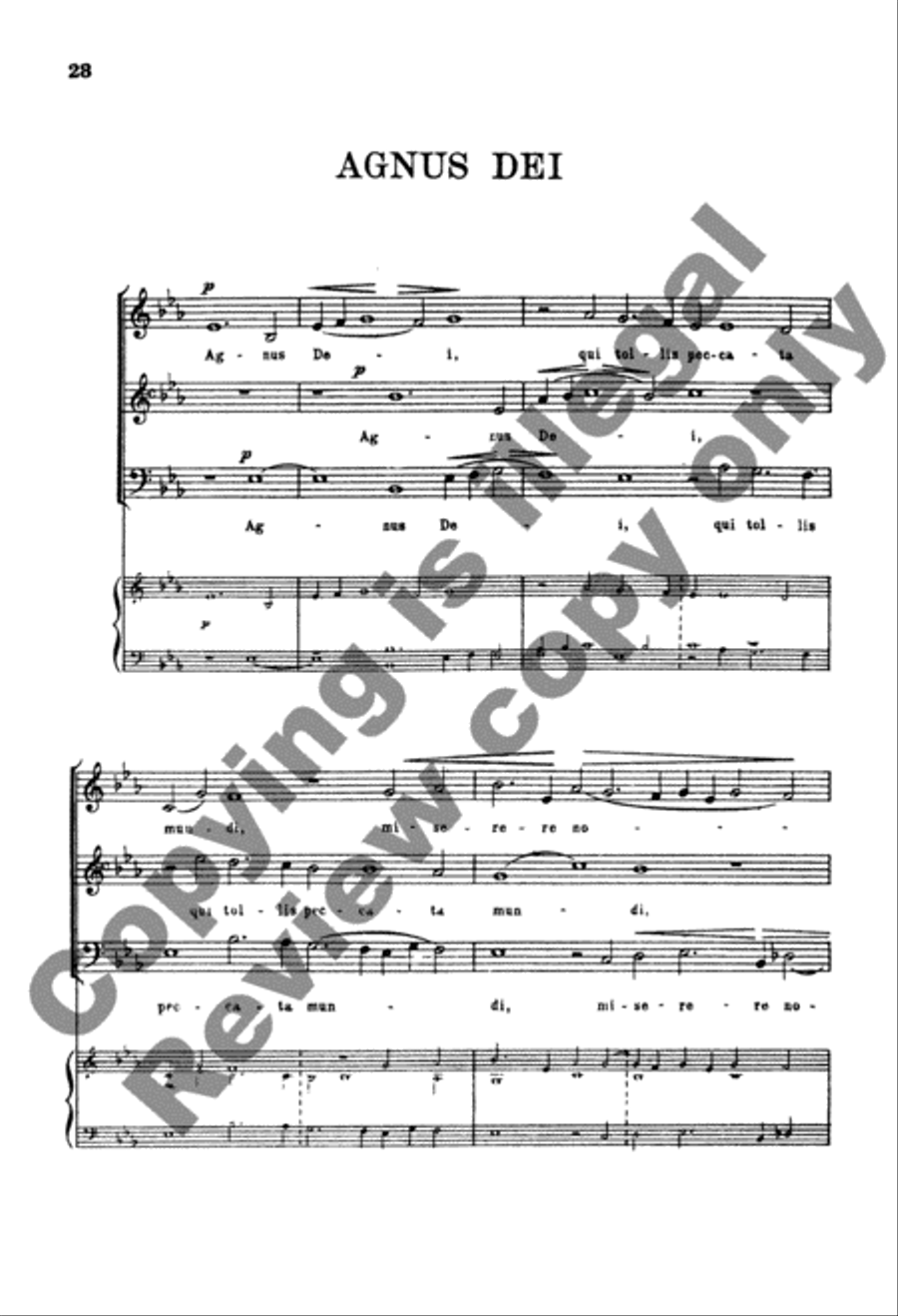 Mass for Three Voices ATB scores gallery preview page 16