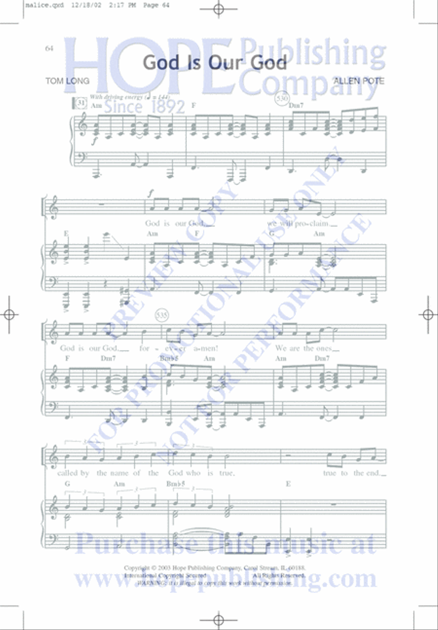 Malice in the Palace Unison Choir scores gallery preview page 64
