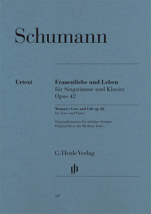 Book cover for Frauenliebe und Leben, Op. 42