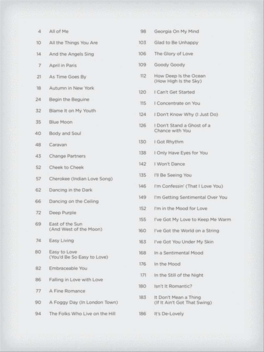 Songs of the 1930s Easy Piano scores gallery preview page 2