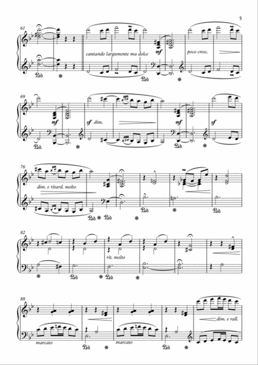 Albeniz - Asturias (Suite espagnole) for piano solo Piano Solo scores gallery preview page 5