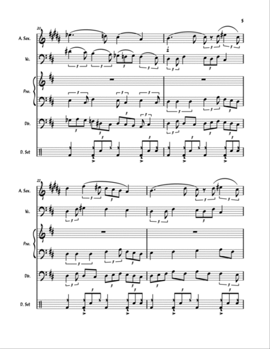 Cellazz Cellazz Jazz Ensemble scores gallery preview page 5