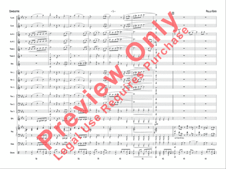 Pollo Rojo Pollo Rojo Jazz Ensemble scores gallery preview page 6