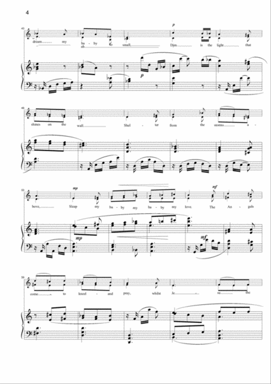 four songs for xmas Small Ensemble scores gallery preview page 4