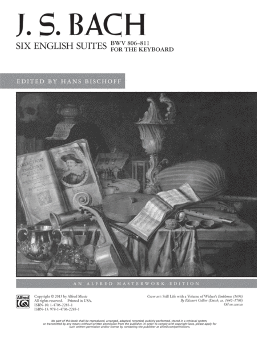 Bach -- Six English Suites, BWV 806--811 Small Ensemble scores gallery preview page 2