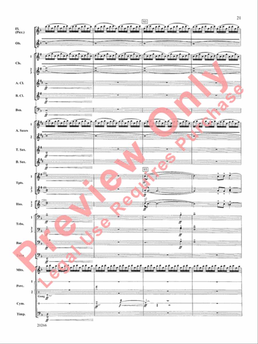 Ghost Fleet Ghost Fleet Concert Band scores gallery preview page 22