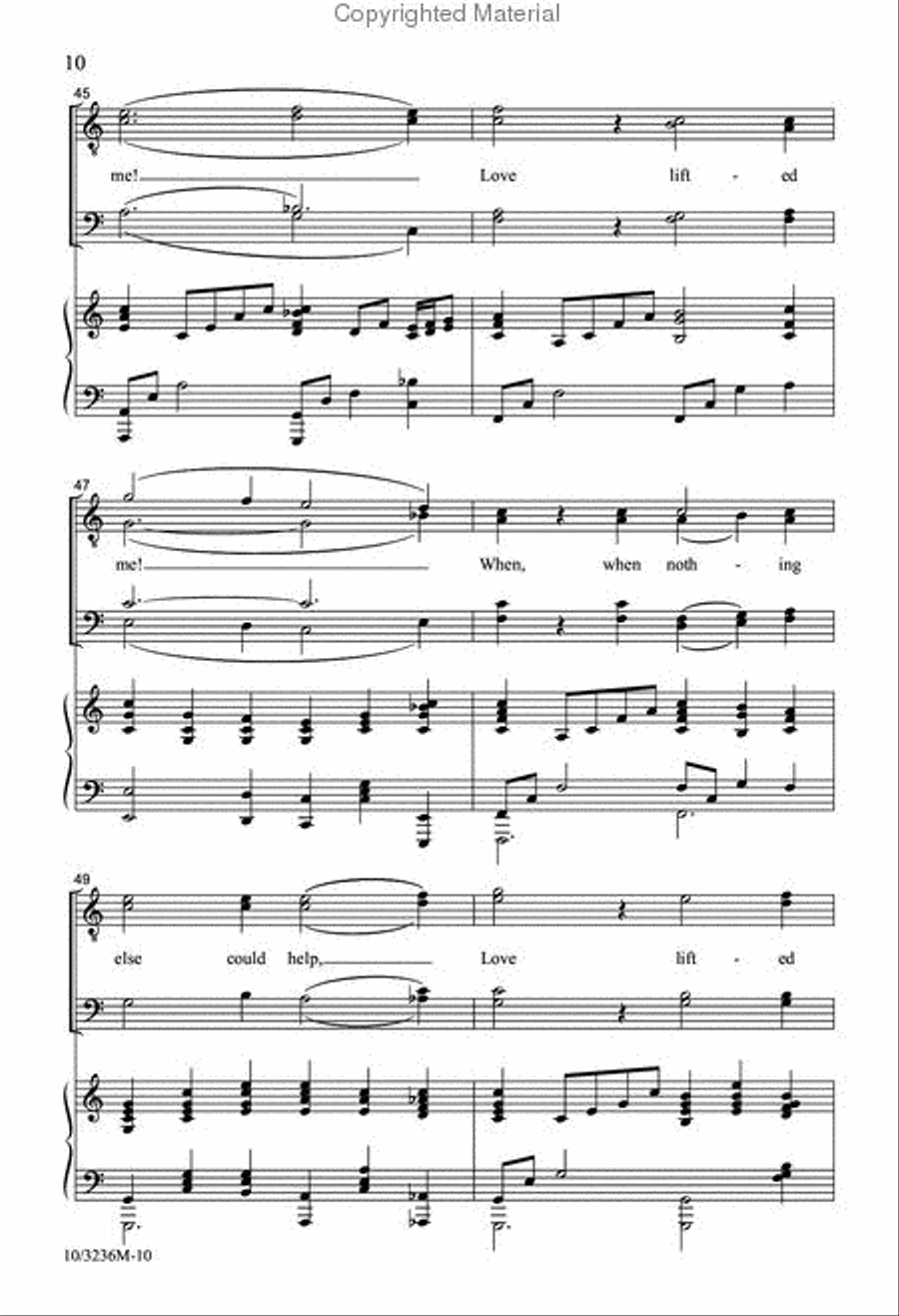 Love Lifted Me TTBB scores gallery preview page 9
