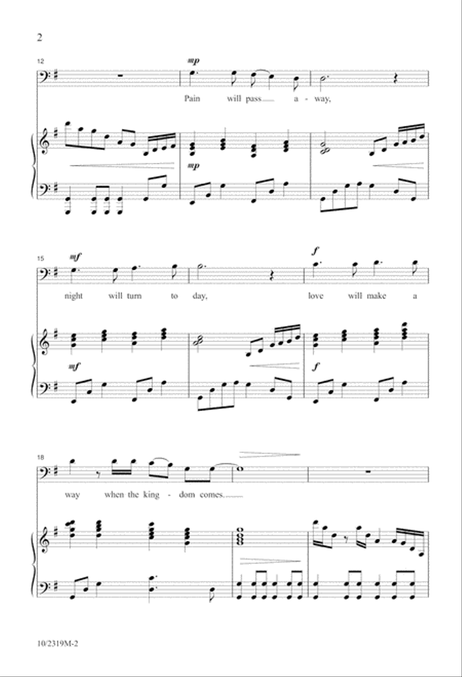 When the Kingdom Comes When the Kingdom Comes 4-Part scores gallery preview page 2