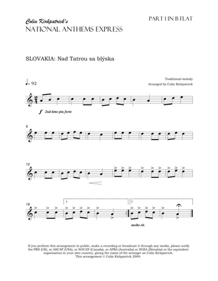 Slovakia National Anthem: Nad Tatrou sa blýska image number null