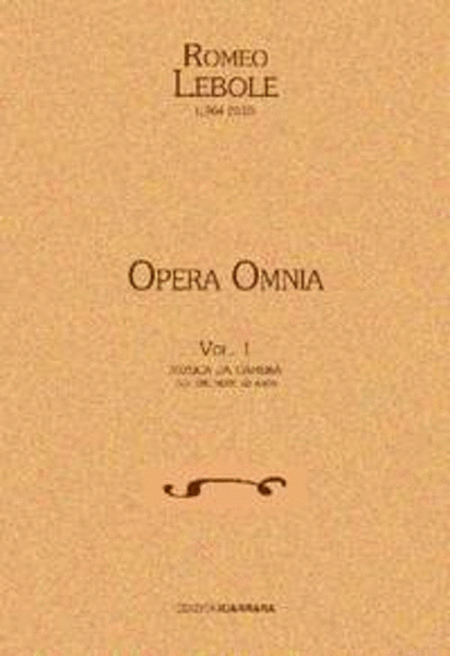 Opera Omnia Vol. 1