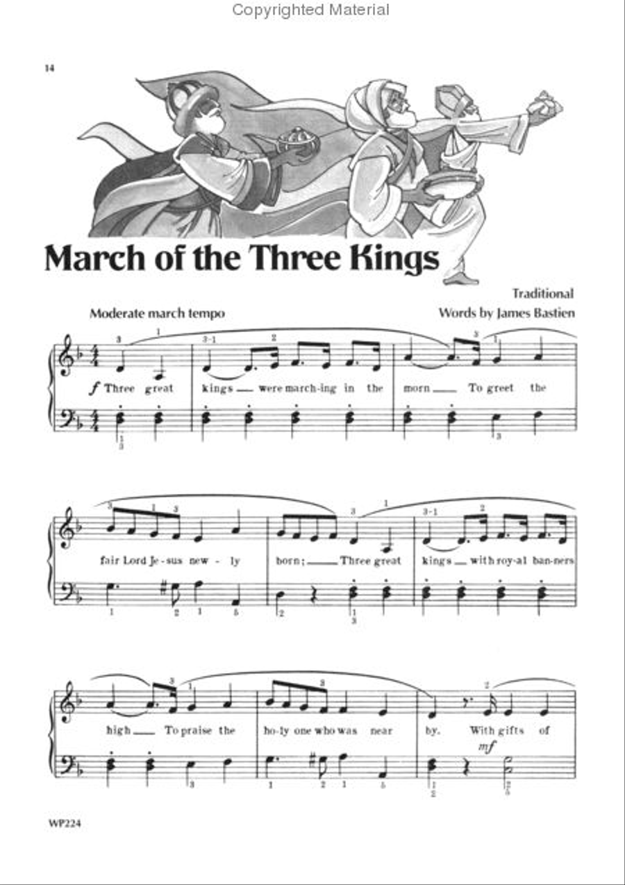 Popular Christmas Songs, Level 4 Piano Method scores gallery preview page 3