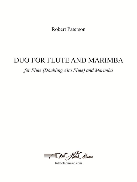 Duo for Flute and Marimba (score and parts)
