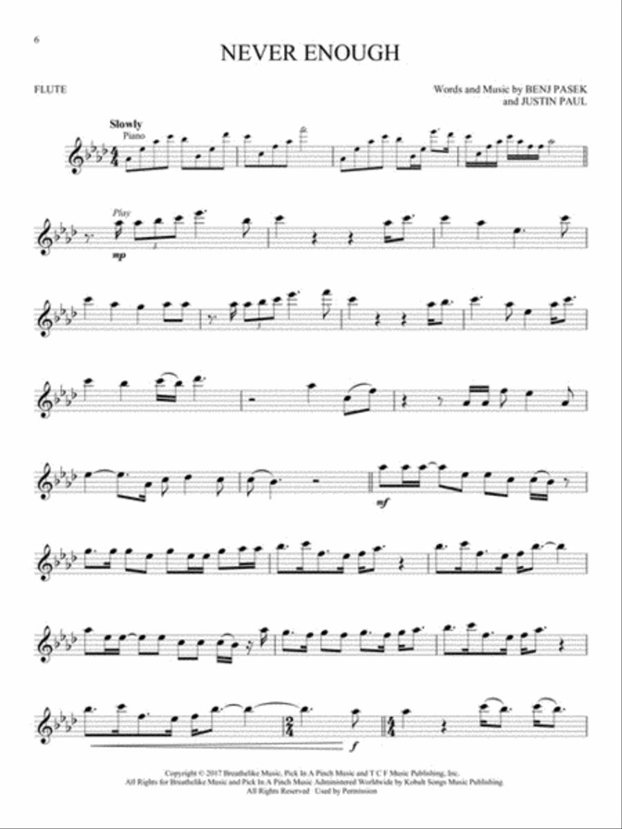 <br>Sheet music extract