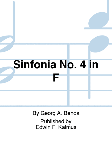 Sinfonia No. 4 in F