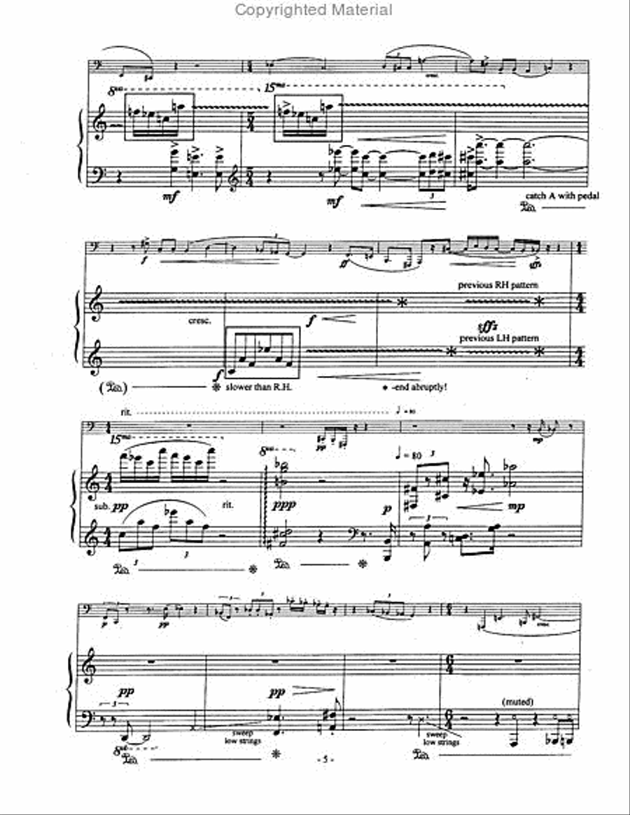 Three Inventions Tuba scores gallery preview page 6