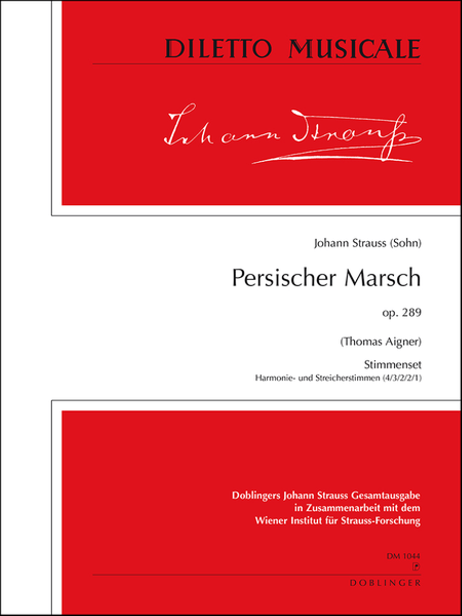 Persischer Marsch op. 289 Orchestra scores gallery preview page 1