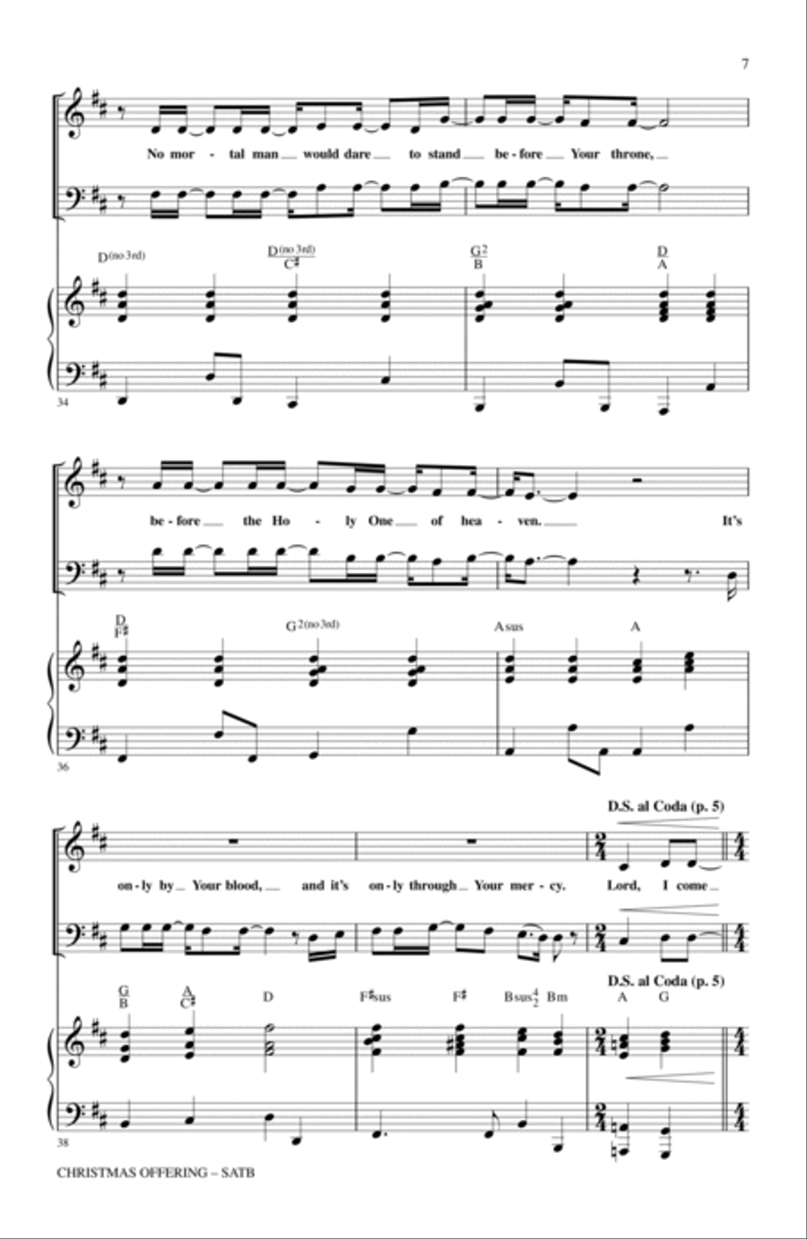 Christmas Offering 4-Part scores gallery preview page 5