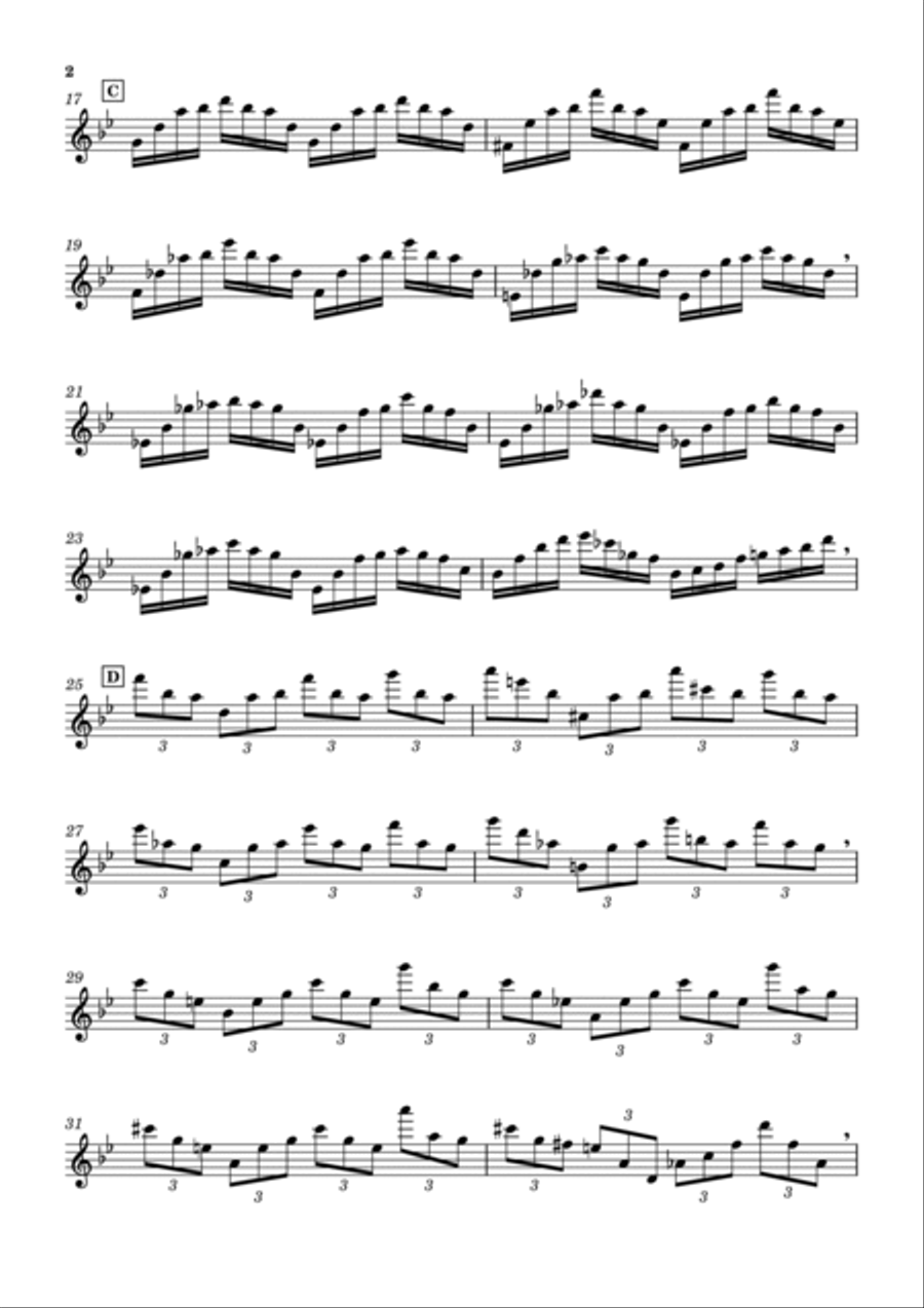 Amparo Tenor Saxophone scores gallery preview page 2