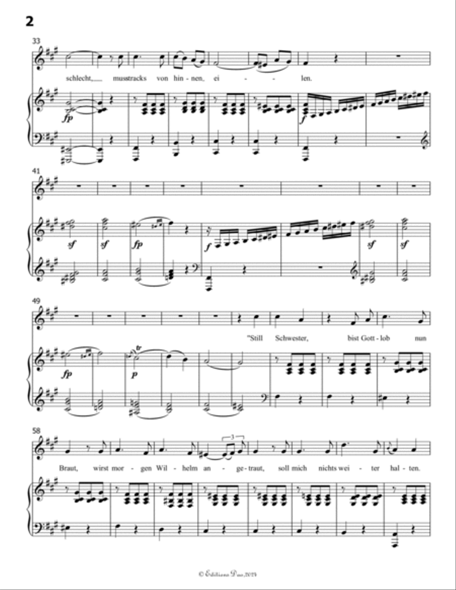 Der Liedler, by Schubert, Op.38(D.209), in f sharp minor Voice scores gallery preview page 4