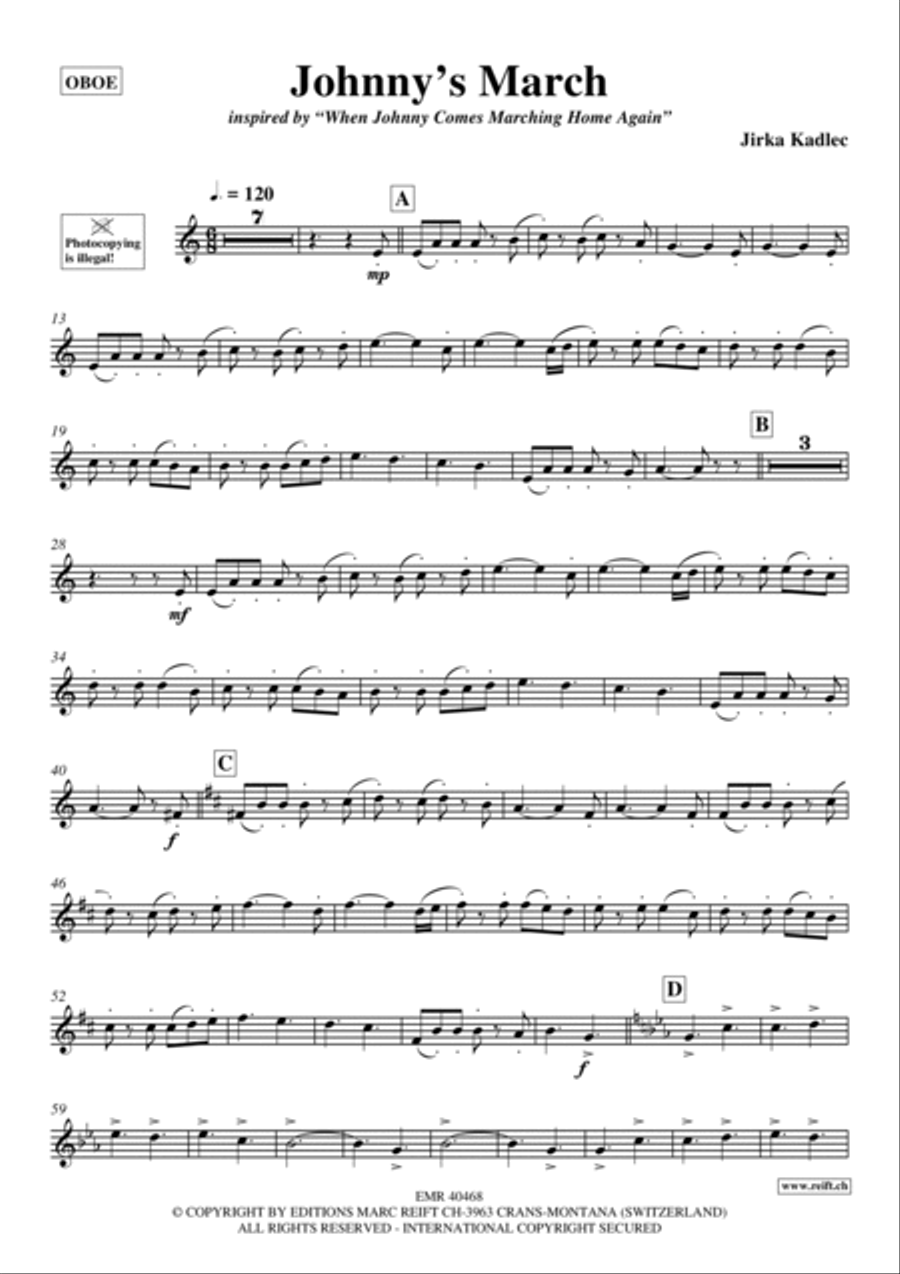 Johnny's March Piano Accompaniment scores gallery preview page 2