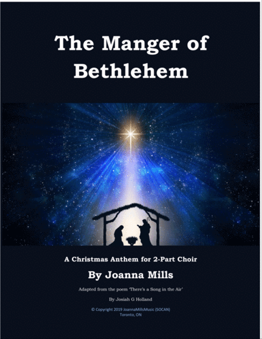 The Manger of Bethlehem (For 2-part Choir) image number null