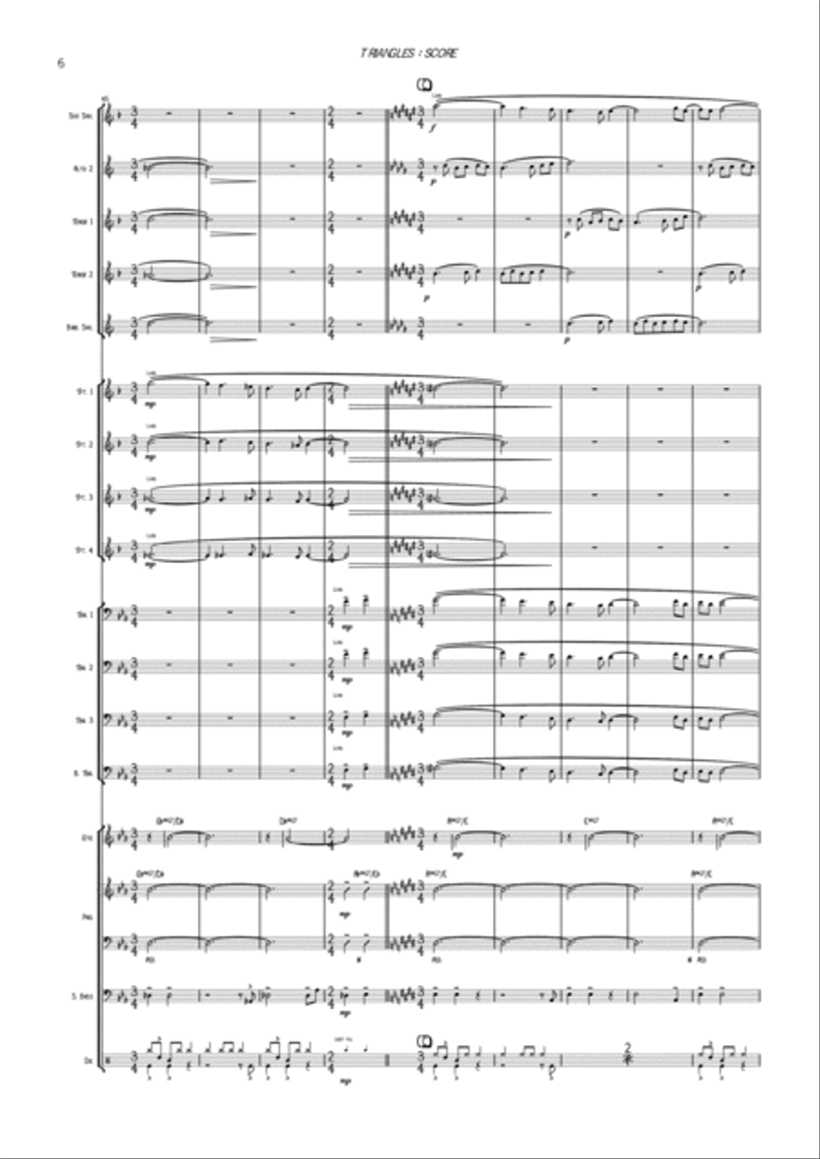 Triangles Triangles Jazz Ensemble scores gallery preview page 6