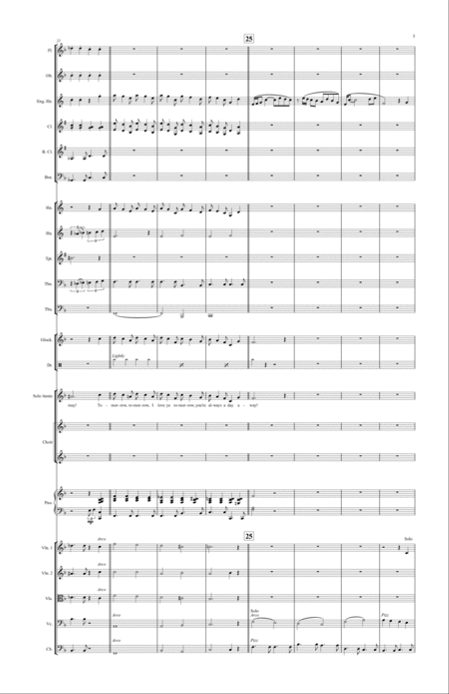 Tomorrow Full Orchestra scores gallery preview page 6