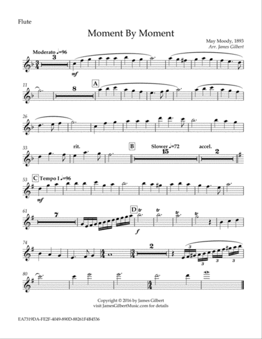 Moment By Moment Moment By Moment Concert Band scores gallery preview page 2
