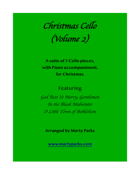 Christmas Cello (Volume 2)
