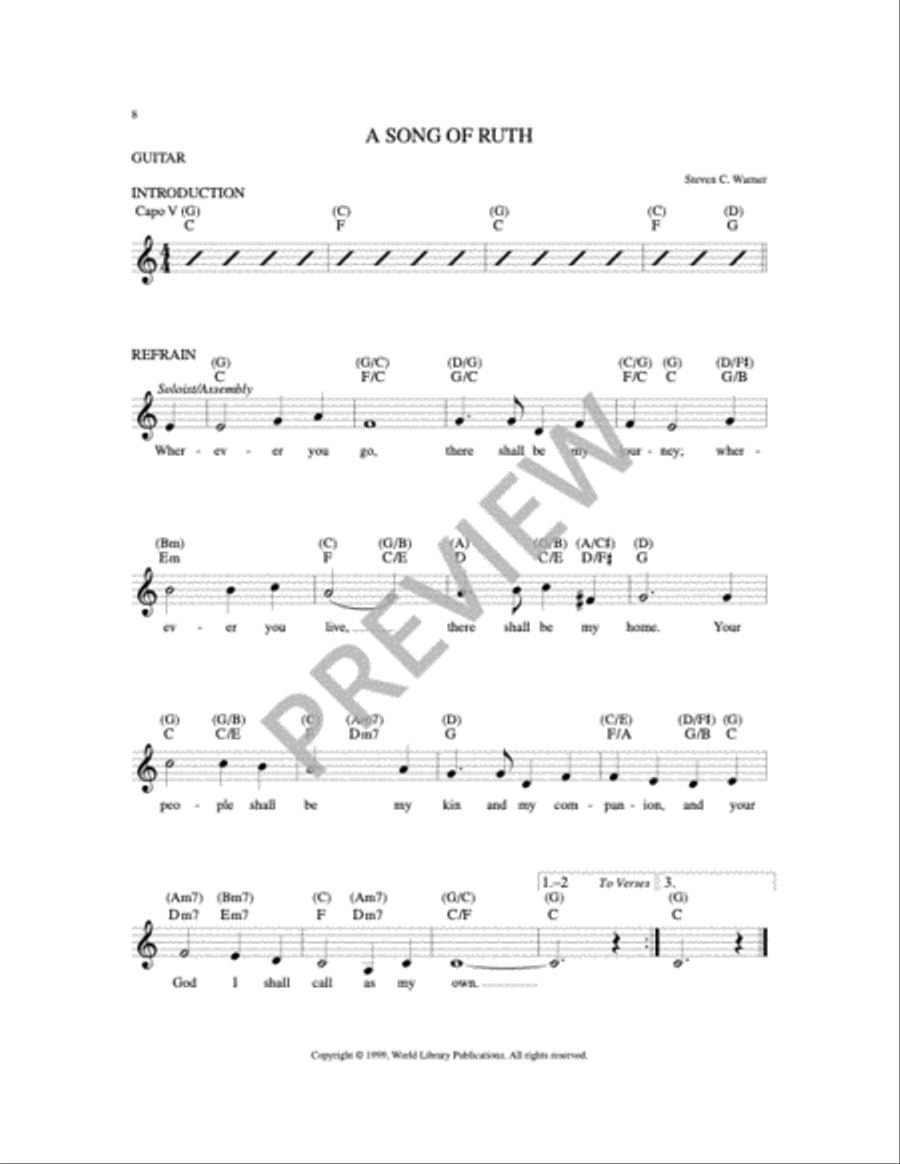 A Song of Ruth Baritone Horn scores gallery preview page 10