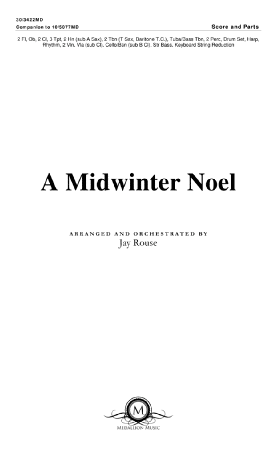 A Midwinter Noel - Orchestral Score and Parts Choir scores gallery preview page 2