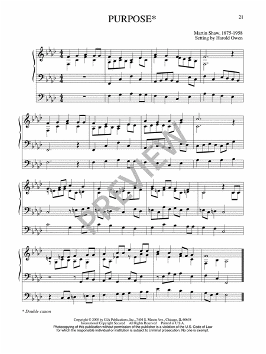 Twenty-Five Organ Harmonizations - Volume 1 Organ scores gallery preview page 23