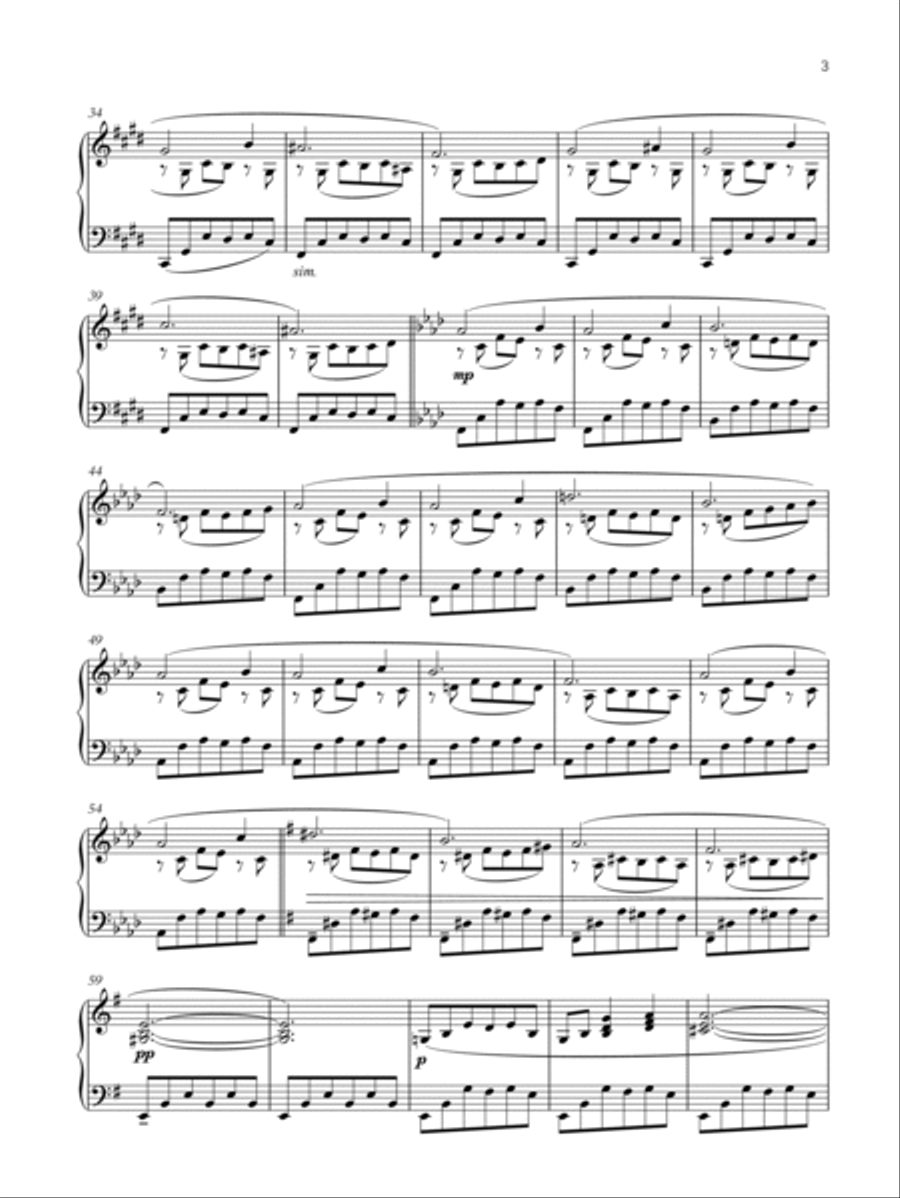 Piano Meditations Piano Solo scores gallery preview page 5