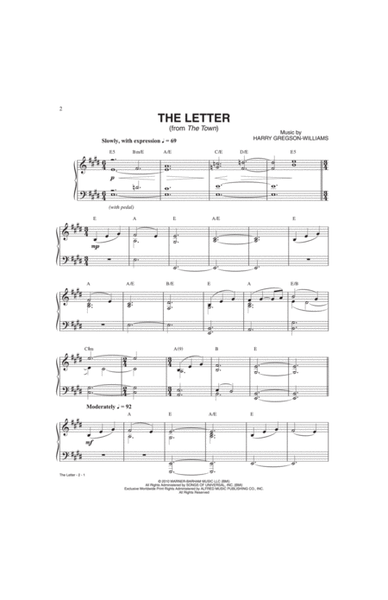 The Letter (from The Town)
