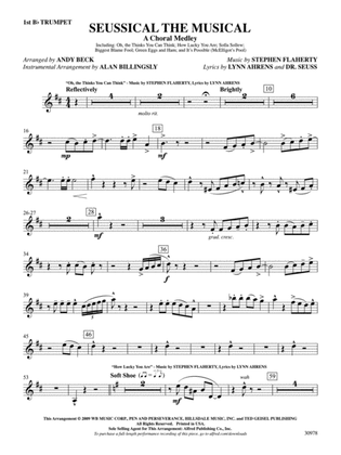 Seussical the Musical: A Choral Medley: 1st B-flat Trumpet