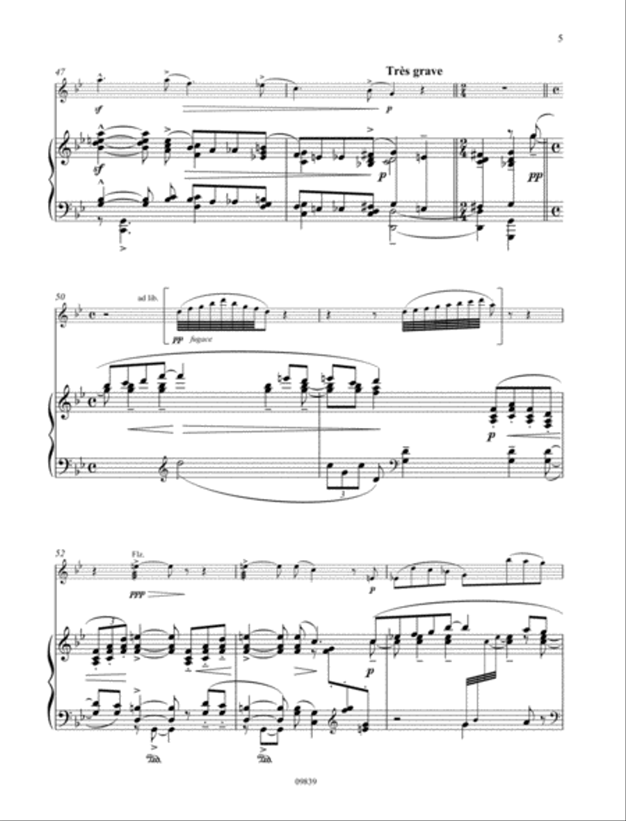 Pavane pour une infante défunte Flute Solo scores gallery preview page 5