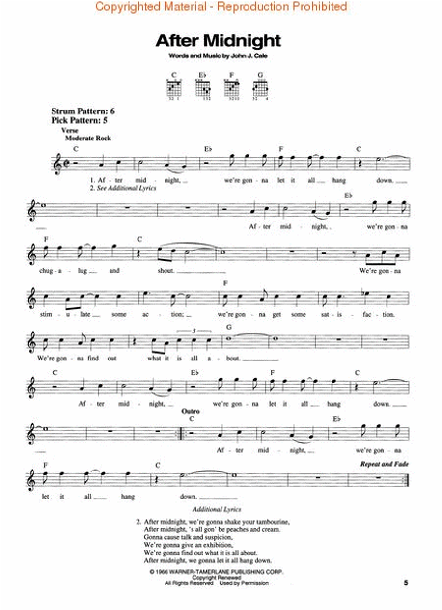 The Eric Clapton Book The Eric Clapton Book Electric Guitar scores gallery preview page 2