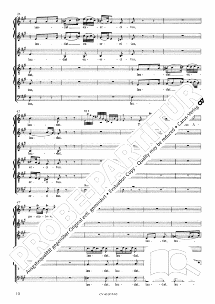 Te Deum 4-Part scores gallery preview page 11