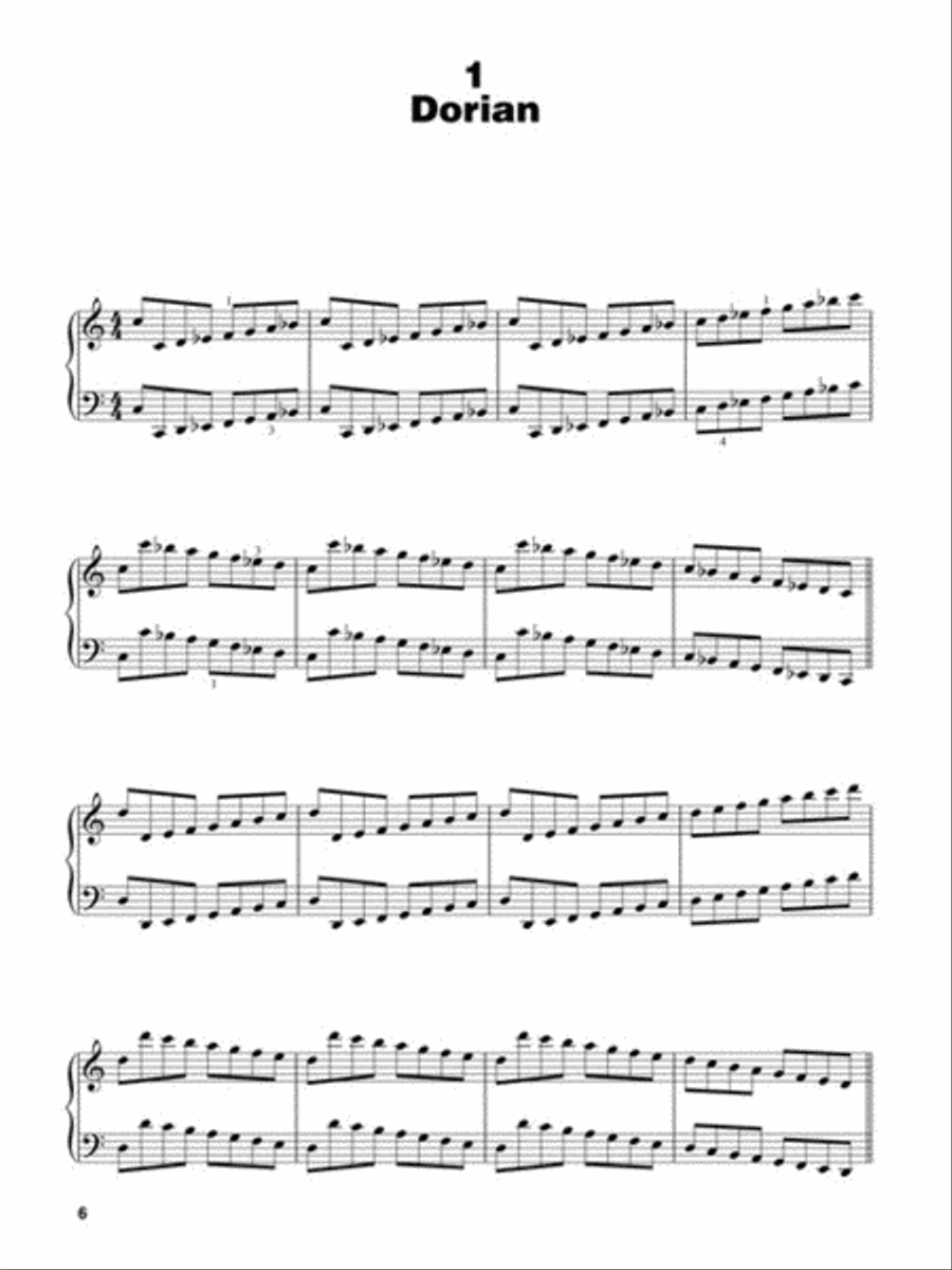 Modal Hanon Piano scores gallery preview page 4