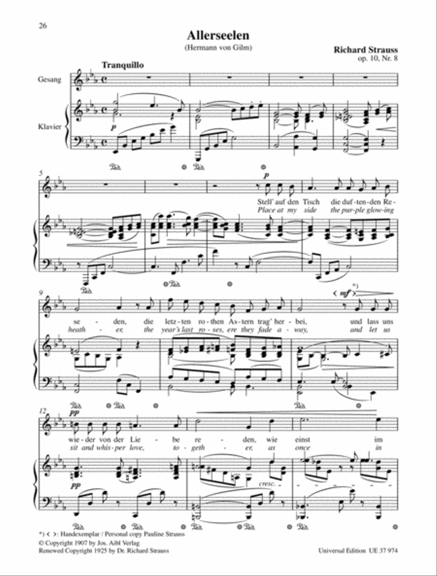 Eight Gedichte - High voice Chamber Music scores gallery preview page 9