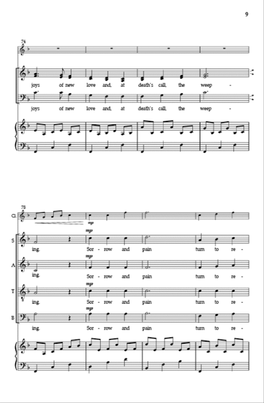 For This Joy 4-Part scores gallery preview page 8