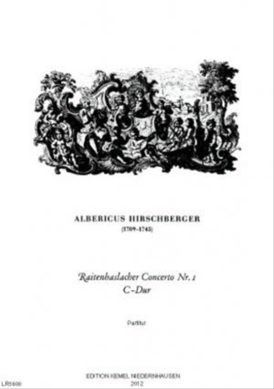 Raitenhaslacher Concerto Nr. 1 C-Dur Double Bass scores gallery preview page 1