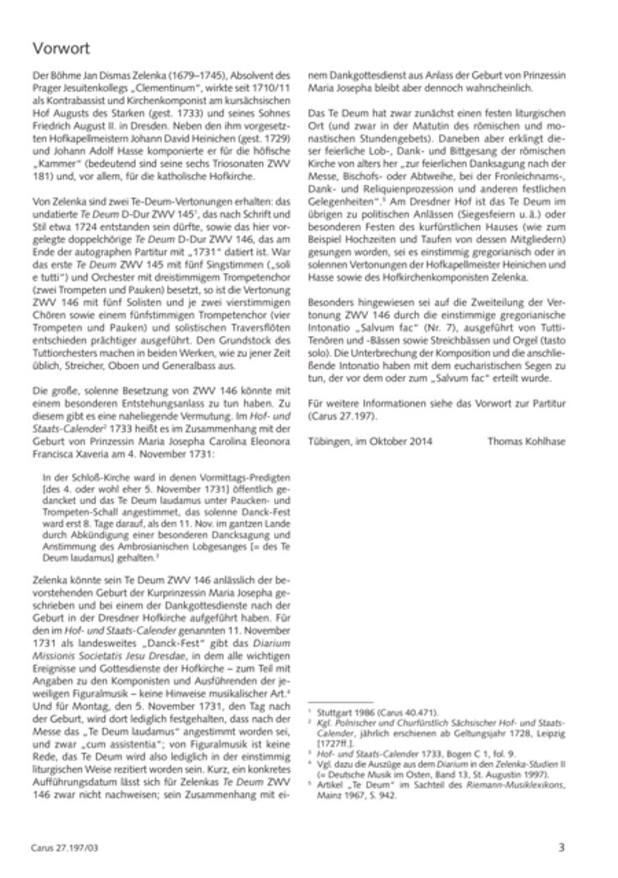 Te Deum in D a due cori SSATB scores gallery preview page 4