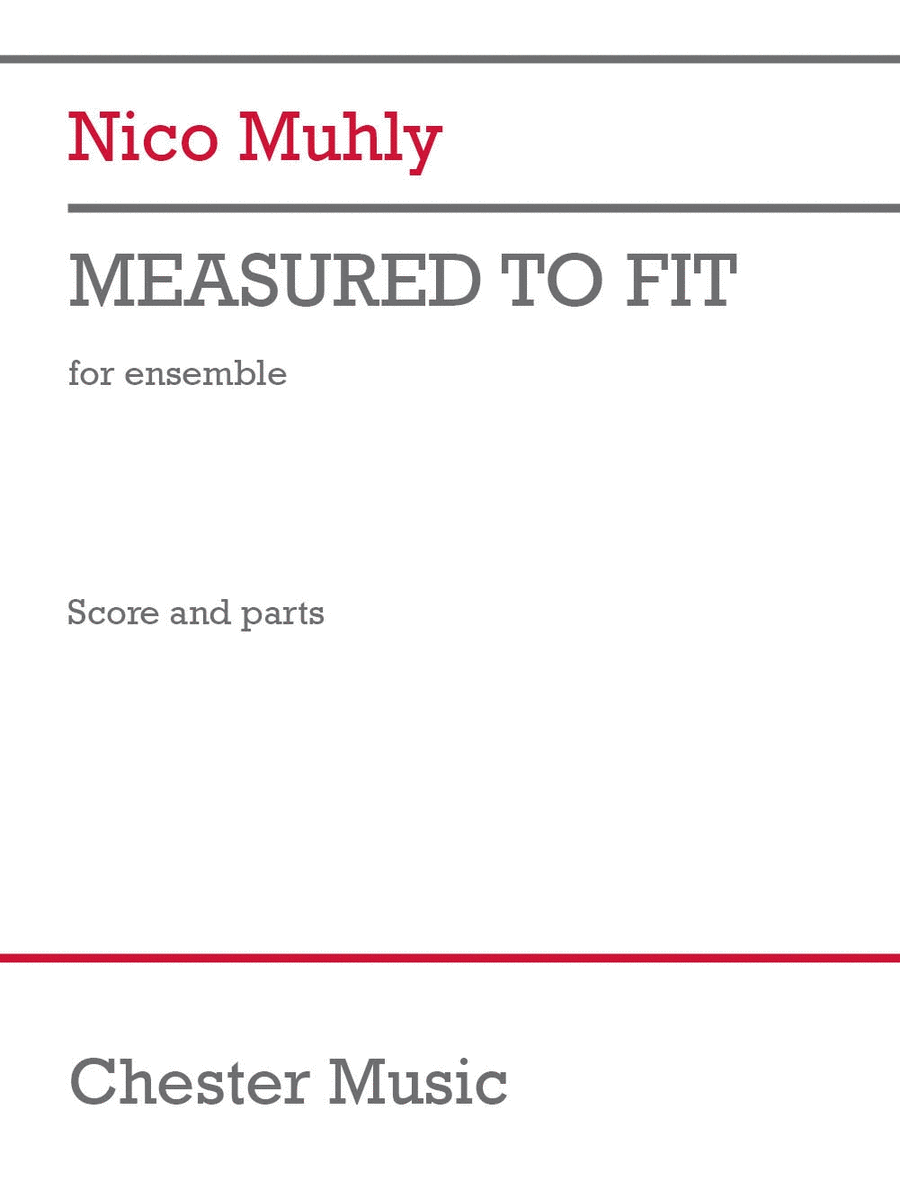 Measured To Fit (Score and Parts)
