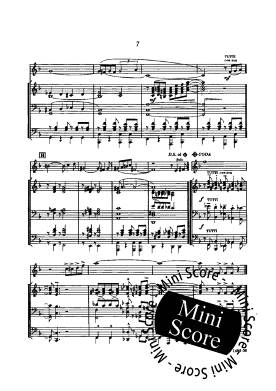 Samba Nostalgica Concert Band scores gallery preview page 11