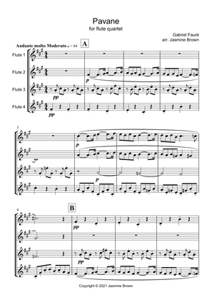 Pavane - Flute Quartet