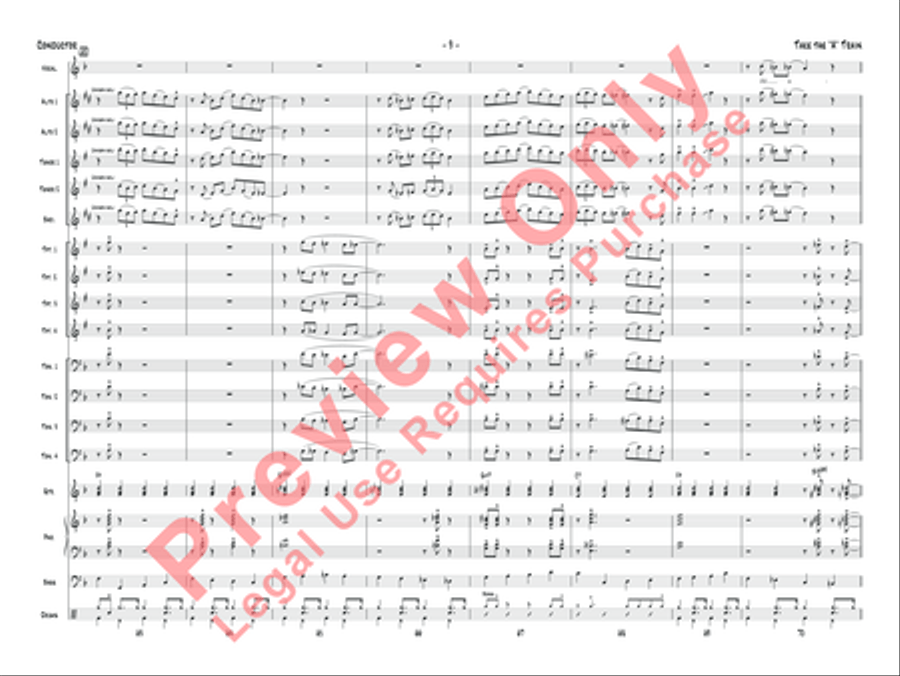 Take the A Train Jazz Ensemble scores gallery preview page 12