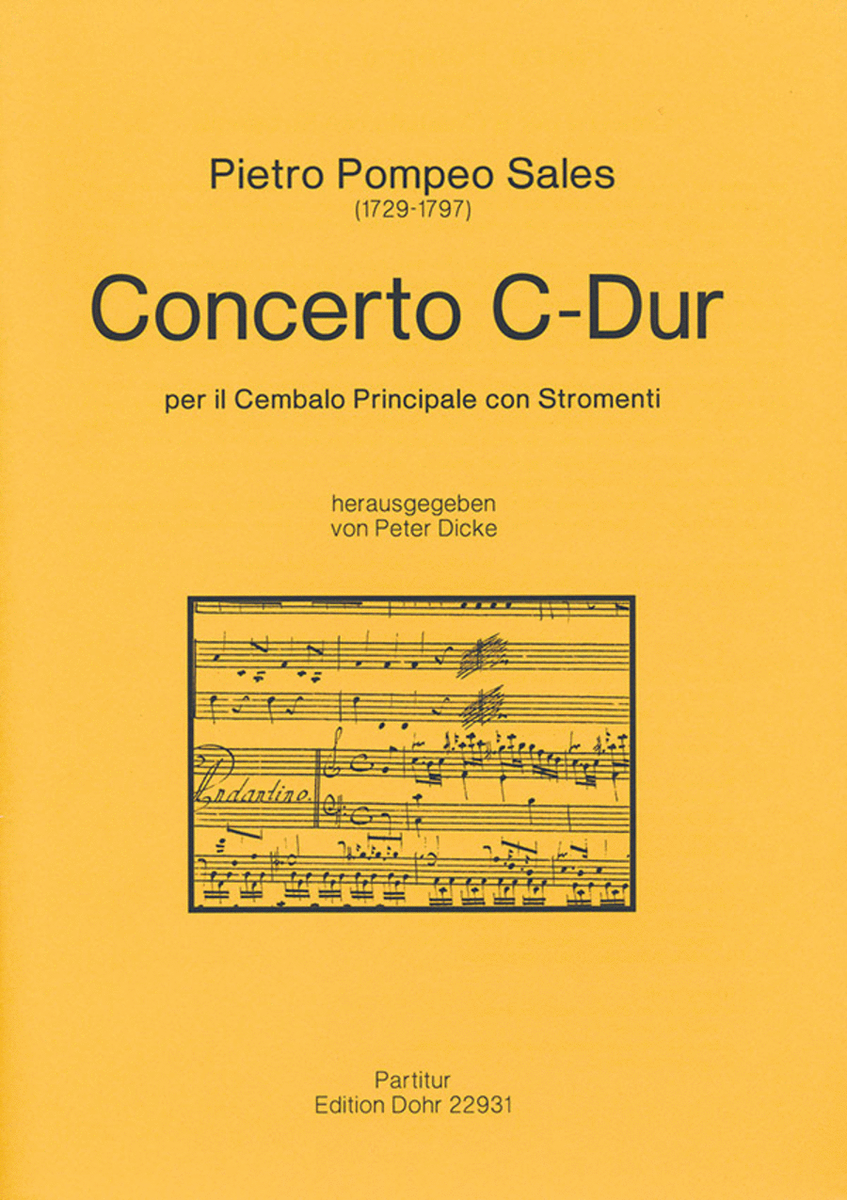 Concerto per il Cembalo Principale con Stromenti C-Dur