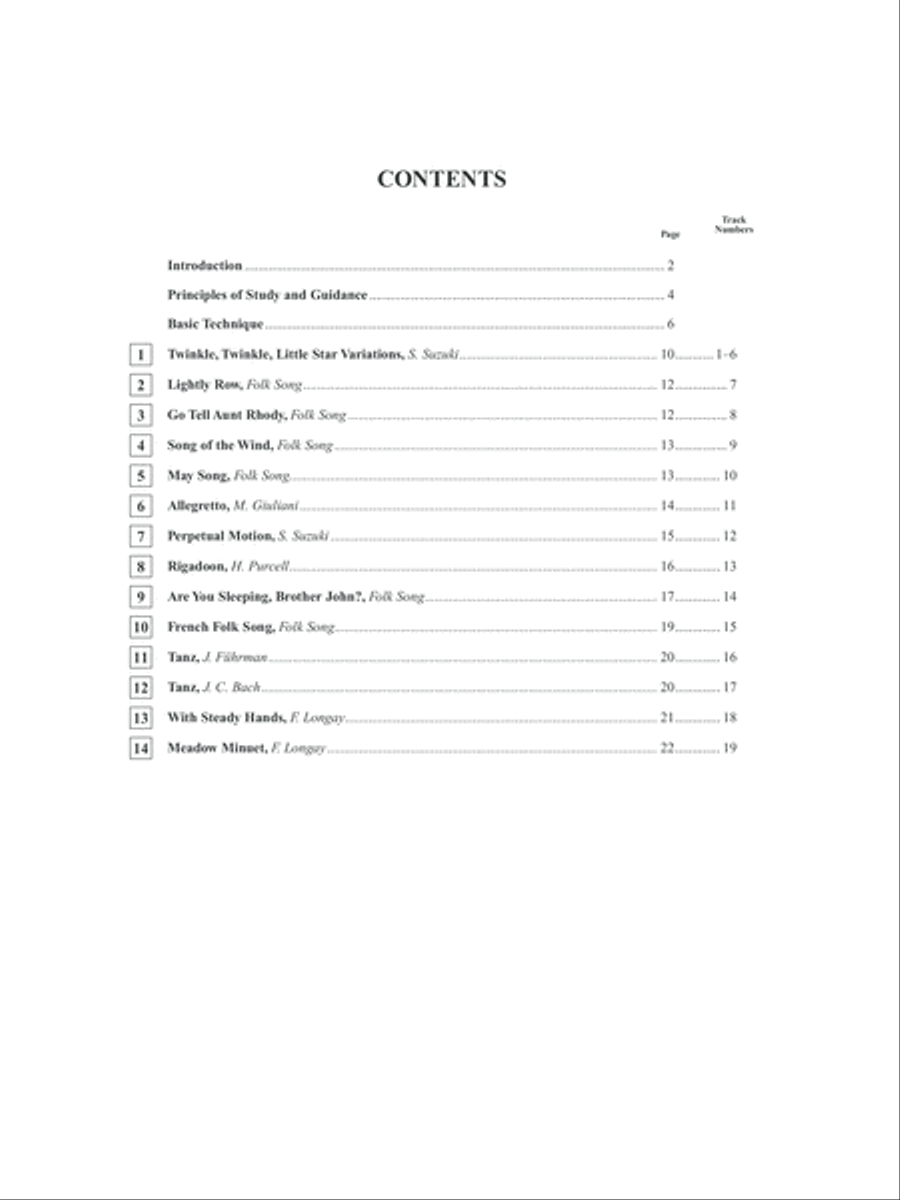 Suzuki Guitar School, Volume 1 Easy Guitar scores gallery preview page 4