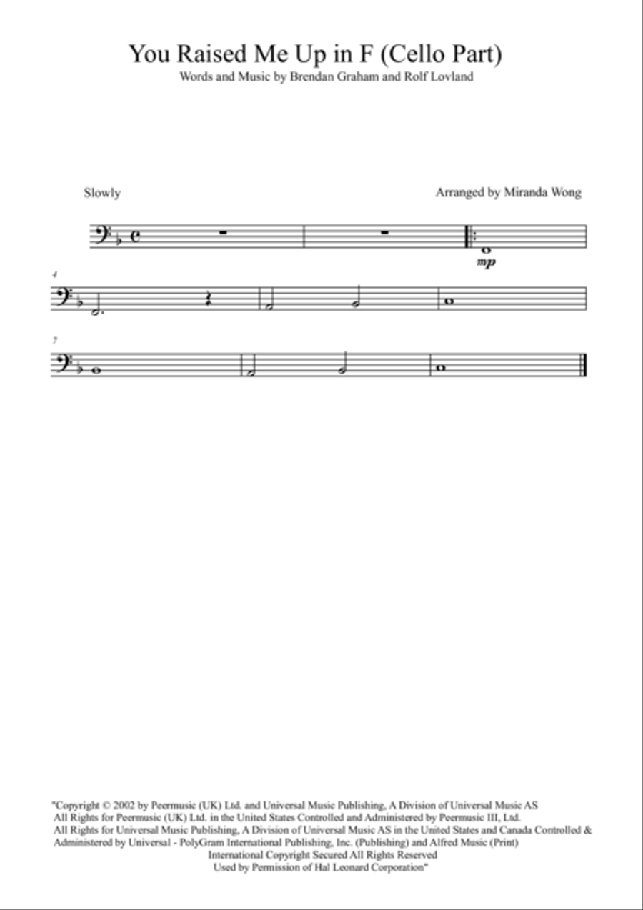 You Raise Me Up You Raise Me Up Small Ensemble scores gallery preview page 3